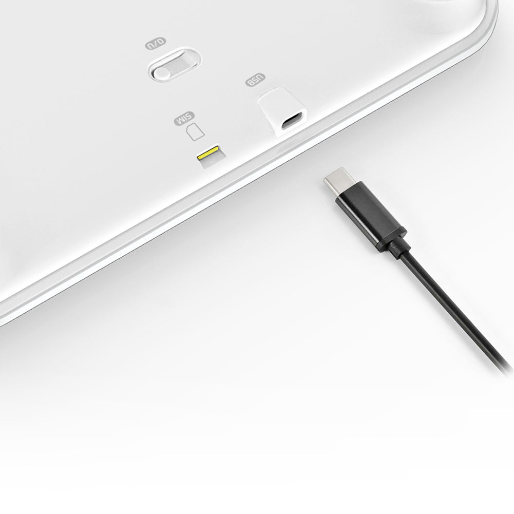 JakobLife Smart Bluetooth Body Scale, Digital Weight Scale with BMI Analysis, Heart Health Tracking, White