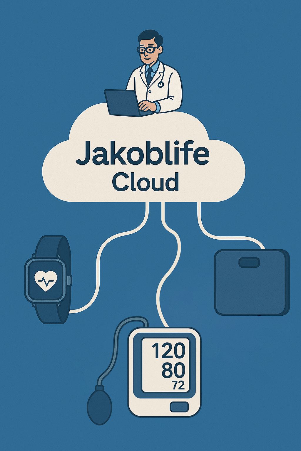 Black Lightweight  Blood Pressure Smartwatch, Health and Exercise Tracking, FDA 510(k) Cleared